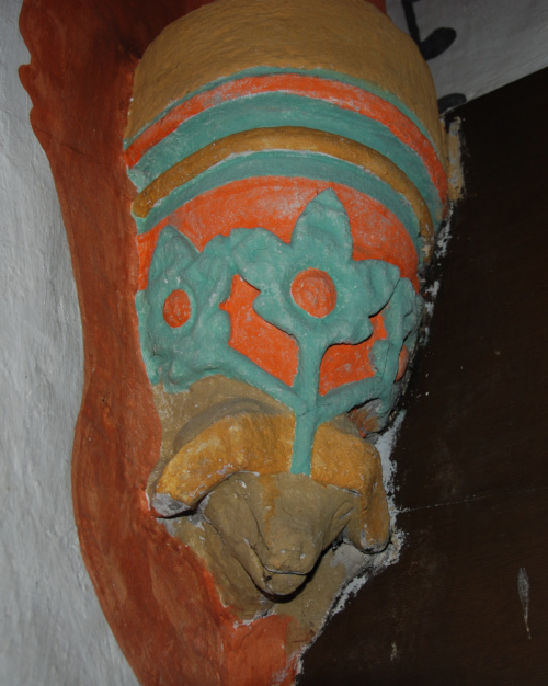 Nordseitenschiff,
 Konsole in der NW Ecke