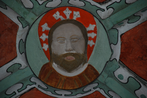 Nordseitenschiff,
 östlicher Schlussstein