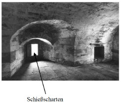 Bild [3]: Innere der Kasematten in Königstein