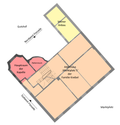 Bild [2]: Obergeschoss-Grundrisses (o.M.)